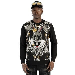 Looney Tunes Soul Psyko Bugs Bunny x Left Point BlackHoodie Fits Like 2X‎